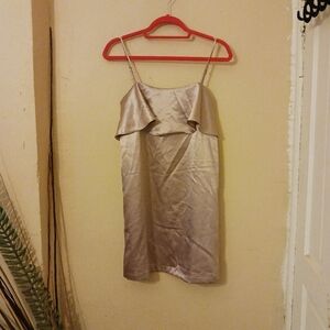 Kimchi blue womens champagne cream mini dress size small
